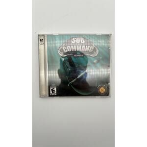 Sub Command Akula Seawolf 2 Disc Set PC 2001 Video Game CD-Rom. VG Condition.